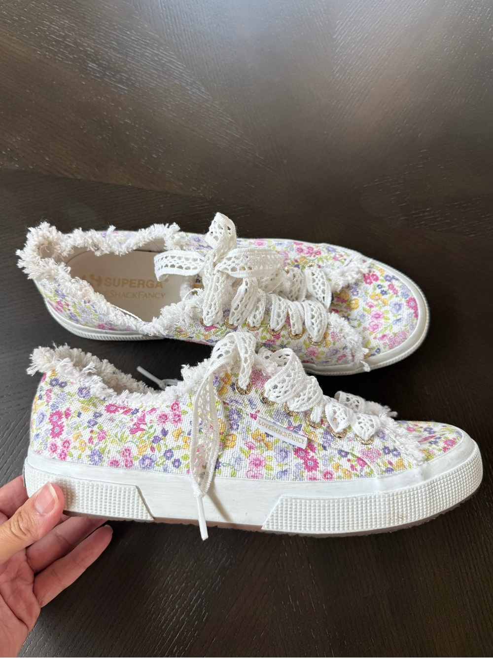 Women’s size 41 Superga x Loveshackfancy Floral Canvas Sneakers